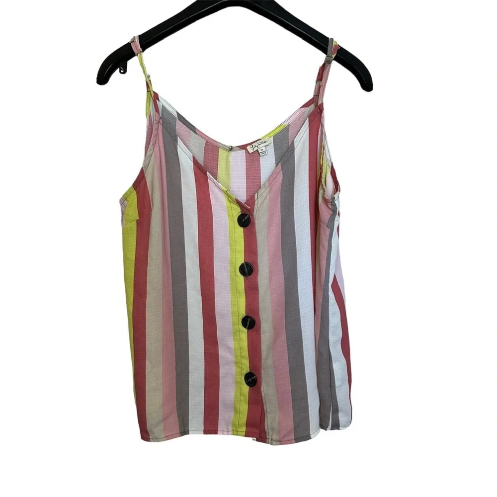 Lily White Stripes Summer XL Pastel Colorful - Picture 1 of 5